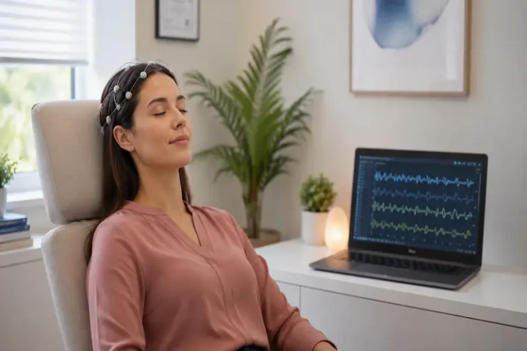 Sesión de neurofeedback como apoyo en el tratamiento de la depresión en Madrid