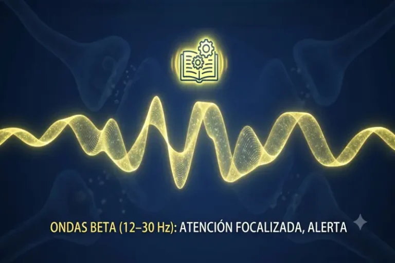 Representación de la actividad beta durante la atención y el pensamiento activo